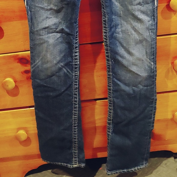 True Religion Blue Jeans Low Rise - Picture 5 of 6